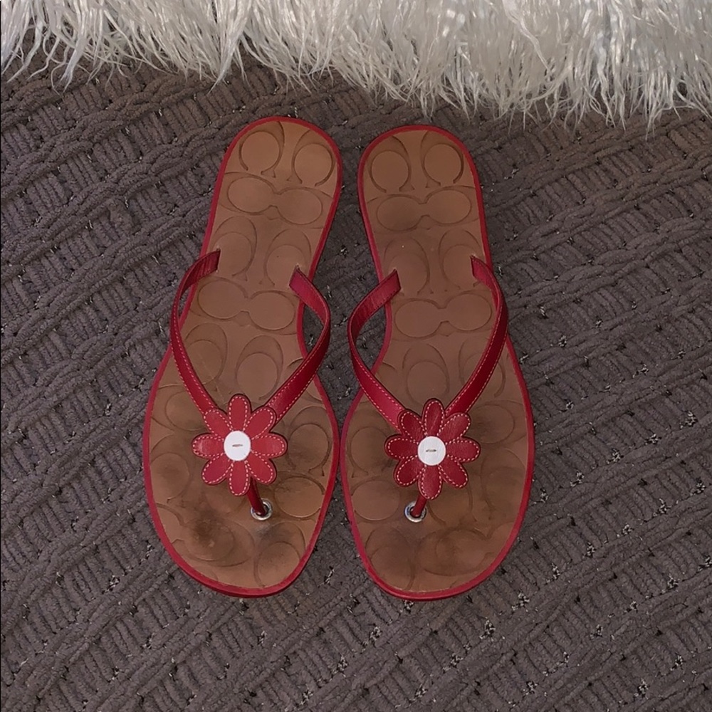 Coach Flip Flops